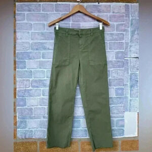 FRANK & EILEEN BLACKSTONE UTILITY PANT IN ARMY GREEN 2